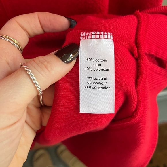 Maurices Womens Sweater Sweatshirt Dress Red Long Sleeve Knit Comfy Casual XXL - Picture 2 of 5